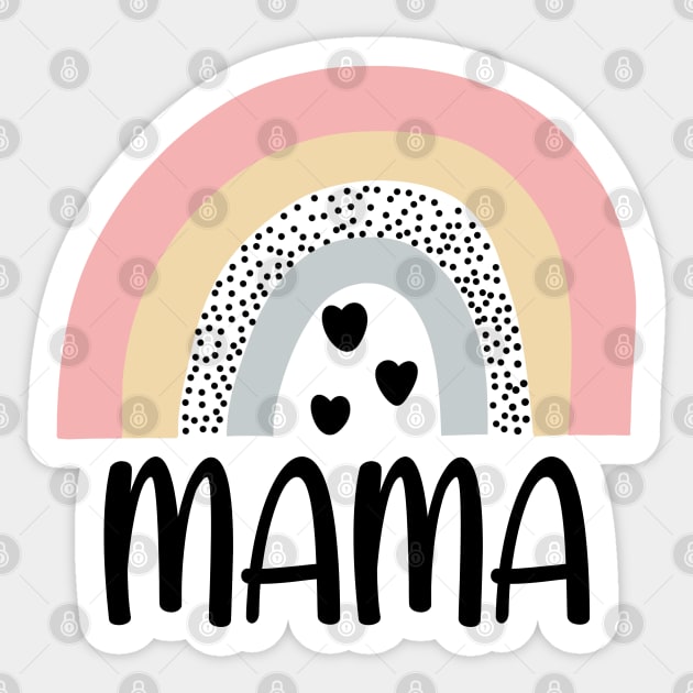 Rainbow design , mom and baby matching outfit Sticker by CuTeGirL21